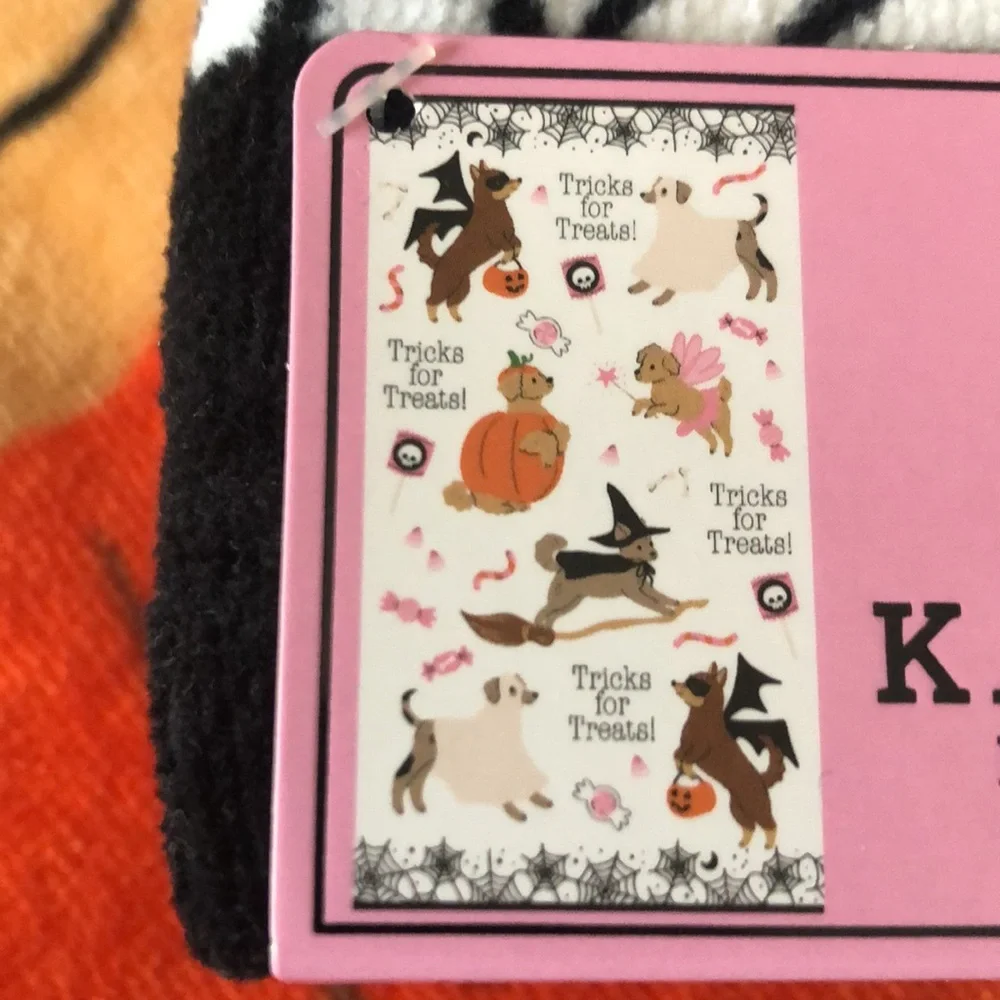 Kassafina Halloween Mixed Dog Print BATH Towels